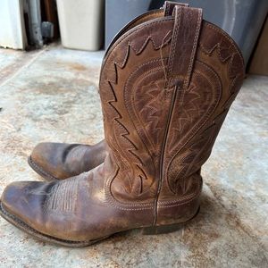 Ariat Mens 10.5D Brown Cowboy Boots